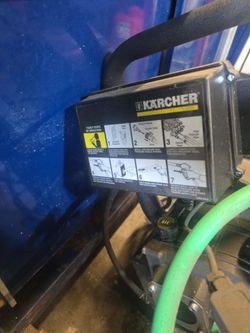 Karcher Wall mounted indoor power washer