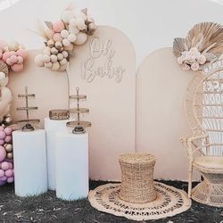 Chair Peacock, Cilindros , Backdrops!! R-E-N-T