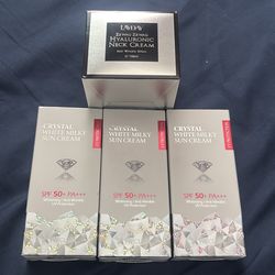 Crystal white milky sun cream