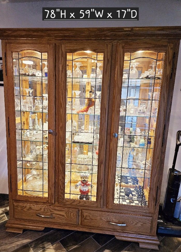 ••••China cabinet with wheels••••