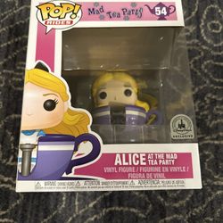 Disney Parks Alice Funko Pop Rides Figure