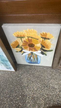 Sunflower Picture Great Condition No Scratch