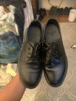 Black Doc marten mono smooth 1460 size 5 uk 4