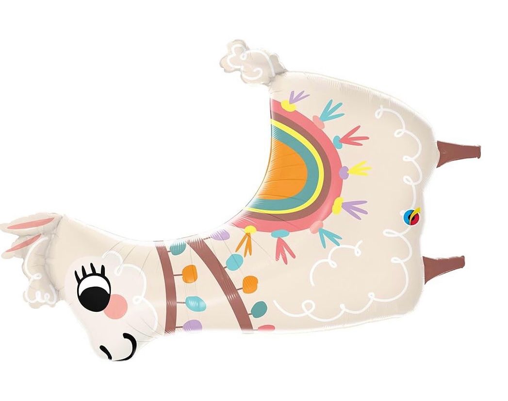 45 Inch Llama Foil Balloon