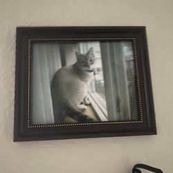 Set Of Two Brown Frame Picture Frames 