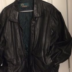 MENS TIMBER TRAIL 100%LEATHER JACKET