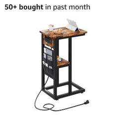 C Shape End Side Table
