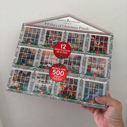 Thomas Kinkade 12 Days of Christmas Puzzle 500
