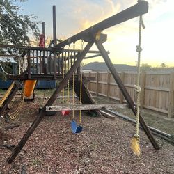Rainbow Swing Set