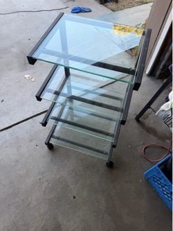 4 layer glass shelf
