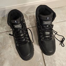 Nautica Mens Black Boots 