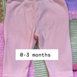 Baby Girl Clothes (0-3 Months And 3 Months)