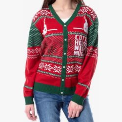 Elf Christmas Sweater/ Cardigan 