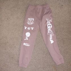 The Gym Vista Pink Womens Relax Fit 2025 Drop Joggers Medium
