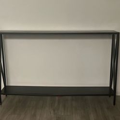 Black Rectangle Table 