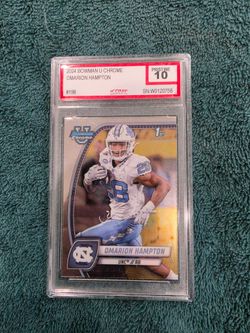 2024 Bowman Chrome U Omarion Hampton #198