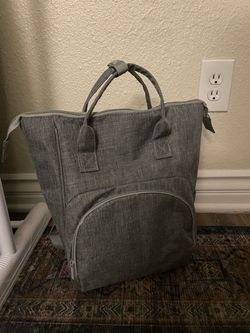 Enfamil Grey Wonder Baby Backpack-Versatile Insulated Formula/Cooler/ Diaper Bag