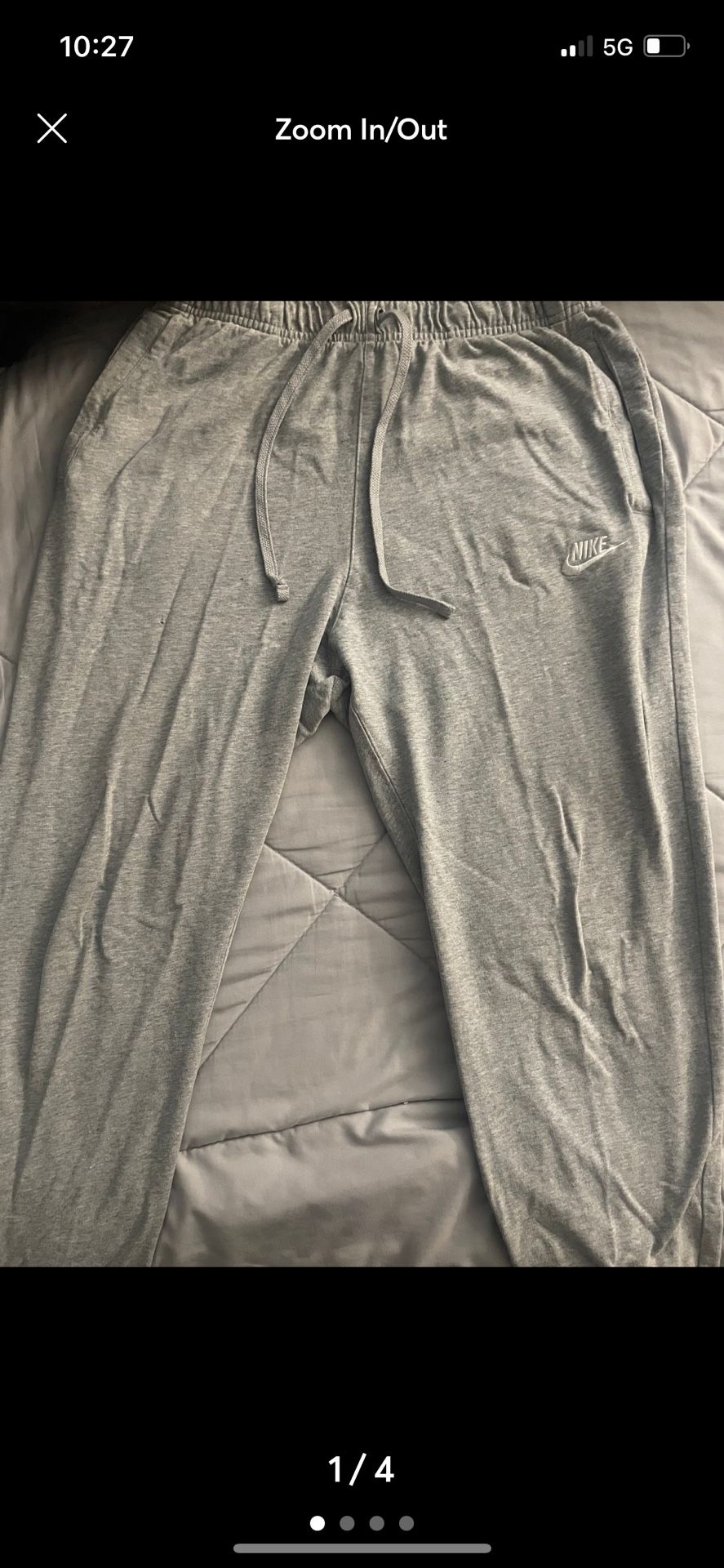 Nike Athletic Breathable Gray Pants