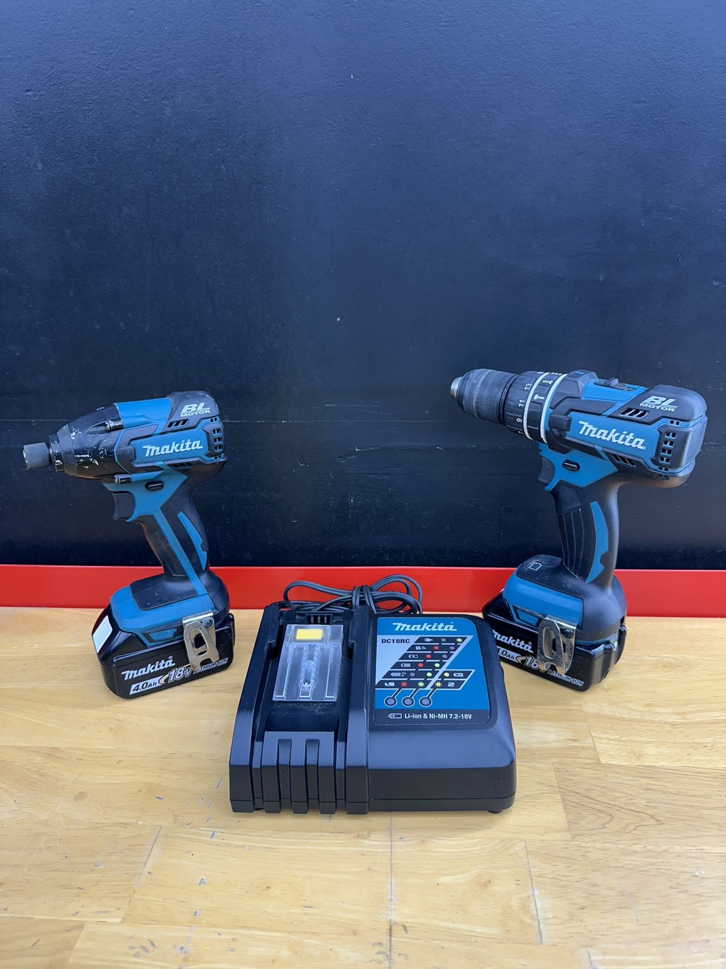 Makita 18V Brushless Drill and Brushless Impact Drill