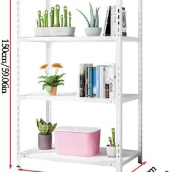 New Interlaced Storage Rack, Adjustable Storage Shelves, 771.6 lbs Load Capacity, Heavy Duty Storage Rack for Garage, Basement, Pantry, Living Room, K