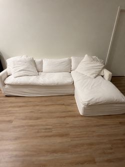 Anthropologie Wells sectional in Vanilla