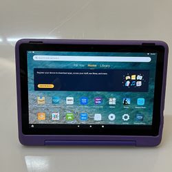 Purple Amazon Fire HD 10 11th Gen 32GB WiFi 10.1" USB Type C w/ Charger - $49