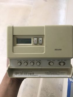 Sears thermostat and a great working condition