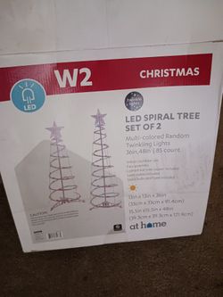 Light Up Yard Christmas Trees