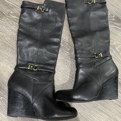 Coach Wedge Boots Size 8.5
