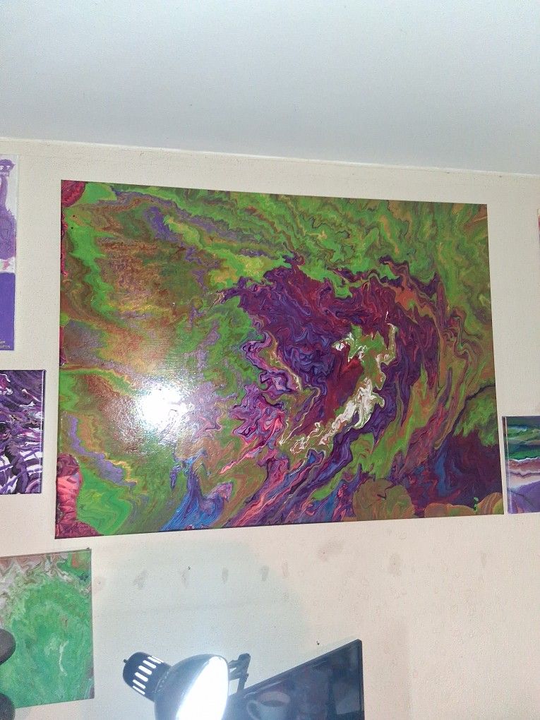 Artwork Pour Painting