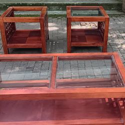 Coffee Table & 2 Side Tables
