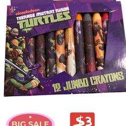 12 JUMBO CRAYONS 