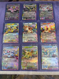 STAMPED COMPLETE Prismatic Evolutions Eeveelutions EX Promo Cards Set! All NM Sealed
