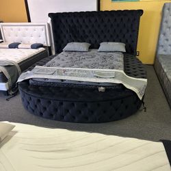 NEW QUEEN AND KING SIZE LUXURY STORAGE BED WITH 11inch PROMO MATTRESS AND FREE DELIVERY- BEDROOM FURNITURE SECTIONAL SOFA AND MORE 