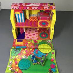 1968 Liddle Kiddles Doll House With Furniture