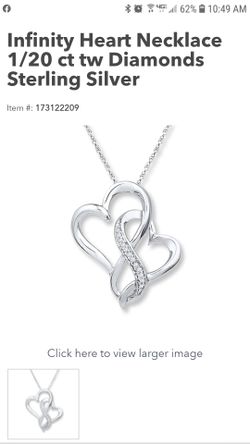 Kay Jeweler's Infinity Heart Pendant