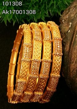Womens Gold Plated Bangles