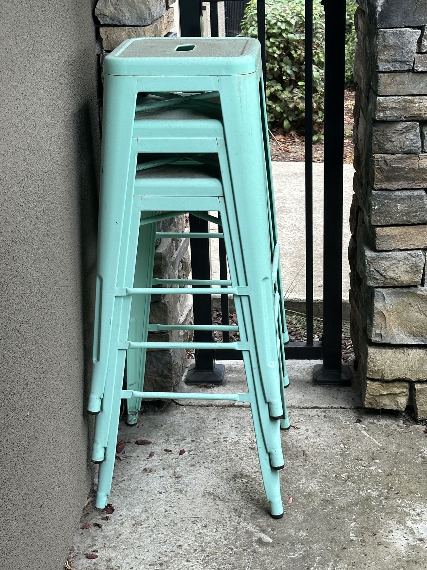 Teal Bar Stool Chairs 