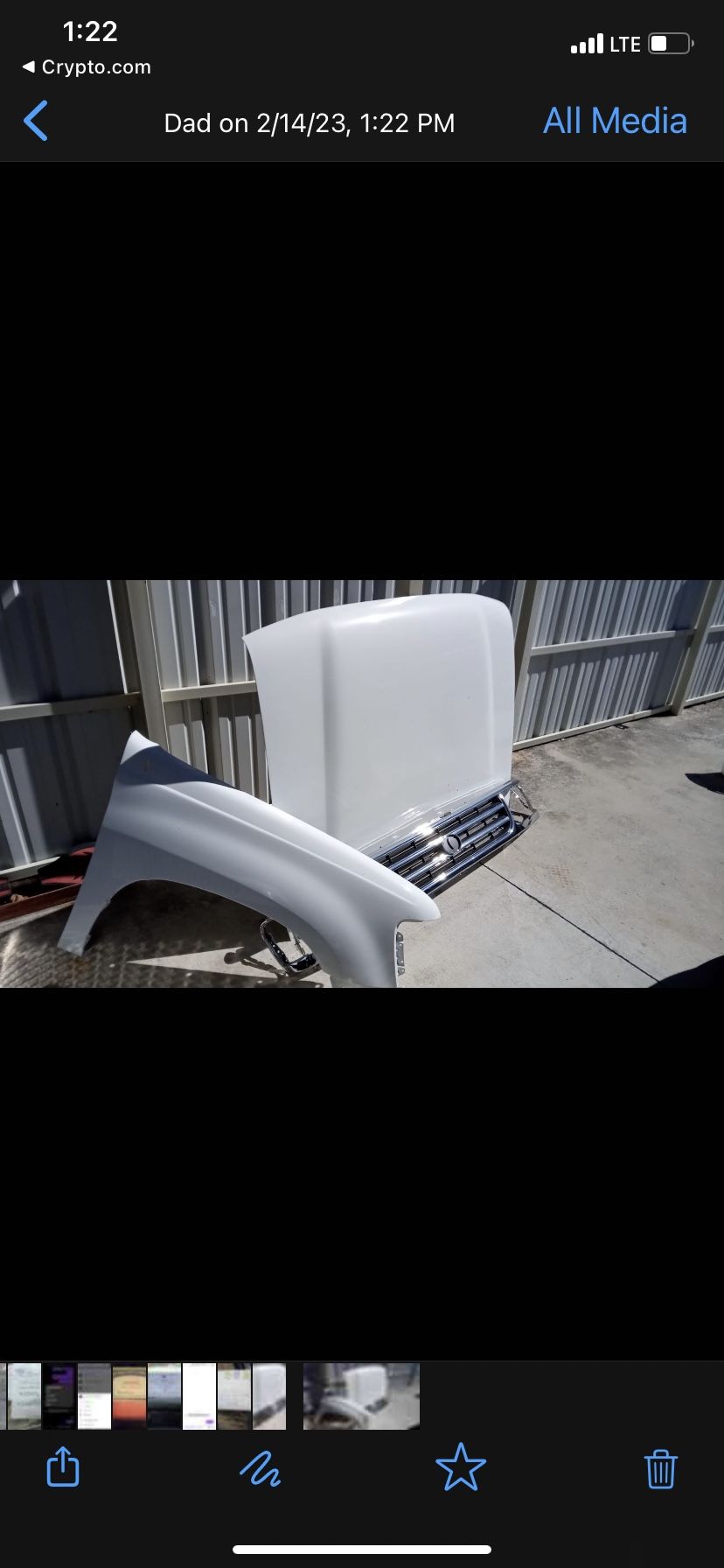 T100 Grill Hood N Fender