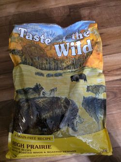 Taste of the wild dog Food 14lb Bag canine recipe Best By 2027
