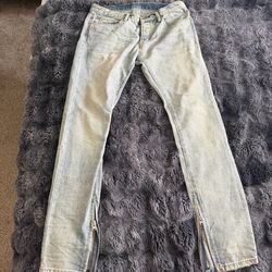 Flare / Zip Jeans