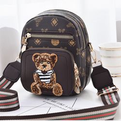 Korean fashion one-shoulder cross-slung women's bag simple atmosphere personality printed single shoulder bag