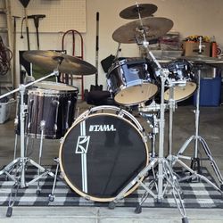 Birch Tama SuperStar 6 Piece Drumset