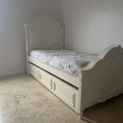 Trundle Full Bed For Girls