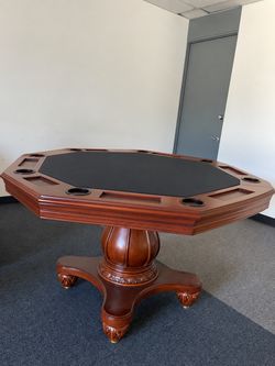 Large Octagonal Wooden poker/gameTable