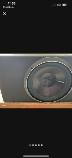 Rockford Fosgate P3 12 Inch Subwoofer With Box