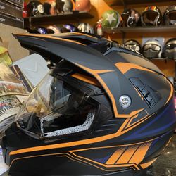 Helmet New Dual Sport Adventure Off Road Dirt Bike Motorcycle Helmet $120
