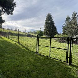 Black Vinyl Chain Link & Gates
