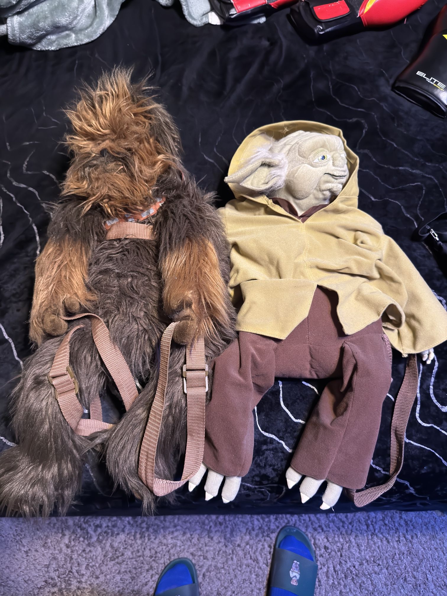 Star Wars Yoda and Chewbacca DisneyLand Backpacks