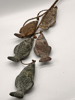 Fish Pottery Wind Charm Outdoor Decoration 